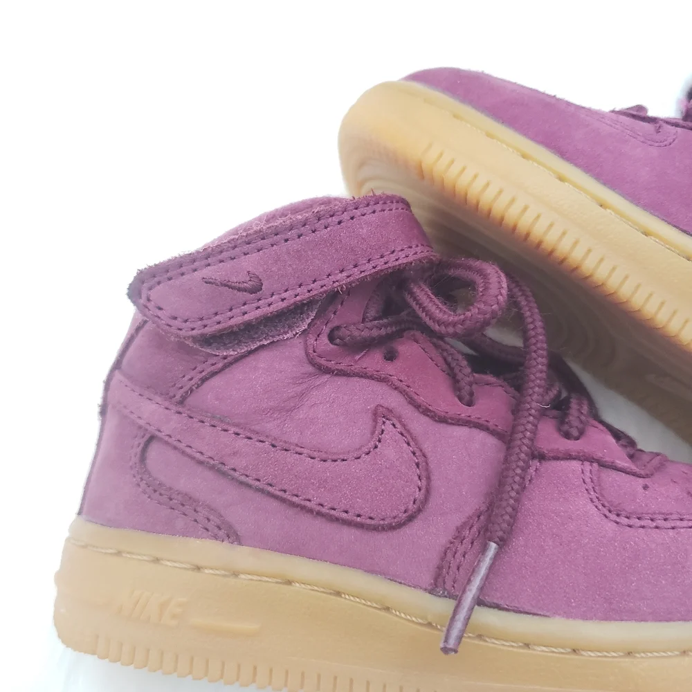 Nike Force 1 Mid WB TD 'Bordeaux Size 8C